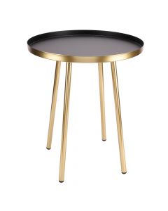 Mesa centro metálica redonda