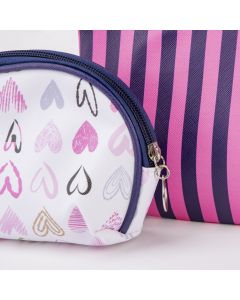 Set 3 cosmetiqueras estampadas