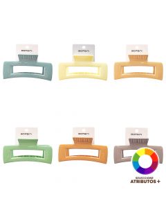 Prensa rectangular para cabello