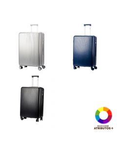 Maleta plástica 28 pulgadas negro