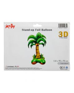 Globo metálico palmera 3D