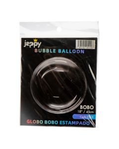 Globo plástico redondo transparente
