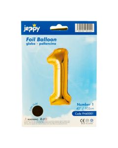 Globo metálico 40 pulgadas dorado