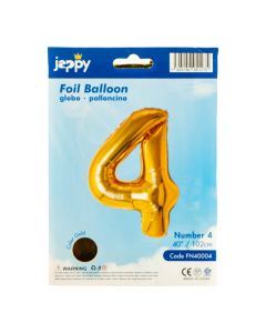 Globo metálico 40 pulgadas dorado