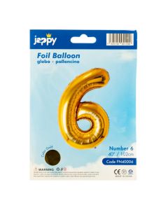 Globo metálico 40 pulgadas dorado