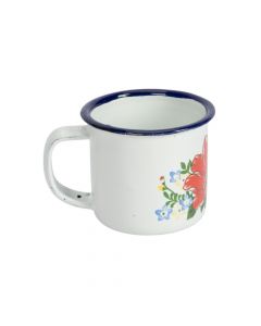 Jarra metálica flores 80ml