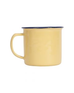Jarra metálica 240ml amarillo y azul