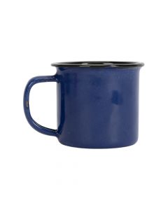 Jarra metálica 140ml azul y negro