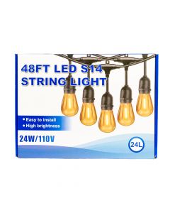 Extensión bombillo led 24 luces