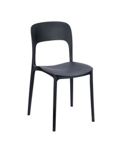 Silla plástica 55.5x45x84cm surtido