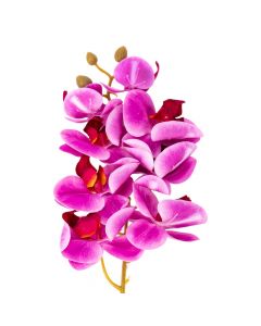 Flor artificial orquídea púrpura