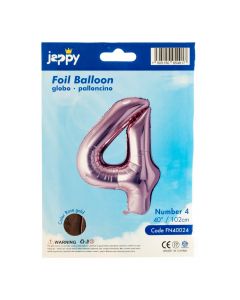 Globo metálico 40 pulgadas oro rosa