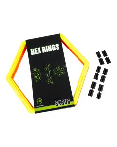 Set de anillos hexagonales