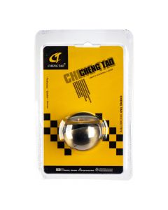 Tope metálico puerta dorado