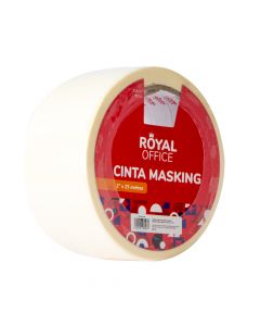 Cinta masking lisa blanco
