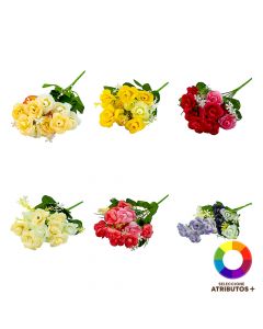 Ramo de flores artificiales