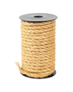 Cuerda yute marrón relieve