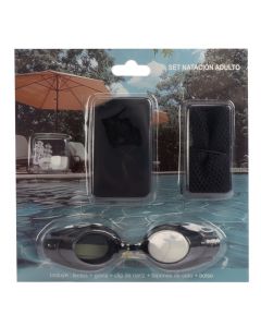 Accesorio para natación 5pzas negro
