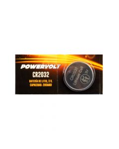 Batería redonda powervolt 3V