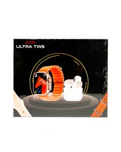 Reloj inteligente+audifono a59 ultra tws multicolor