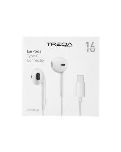 Audífono USB-C blanco ligero