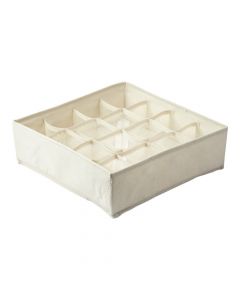 Organizador beige 16 compartimientos