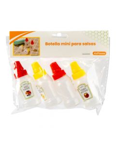 Set mini salseros plástico