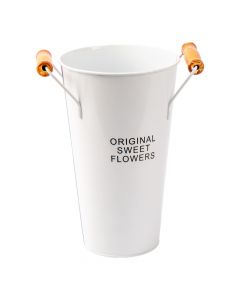 Maceta metálica Sweet Flowers