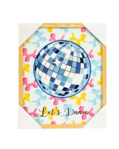 Cuadro decorativo con luz led multicolor