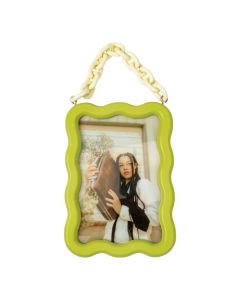 Portarretrato madera verde