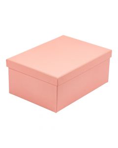 Caja cartón rosado