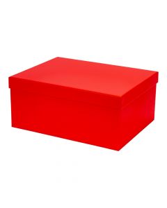 Caja cartón roja tamaño #3