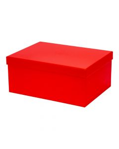 Caja cartón roja tamaño #4