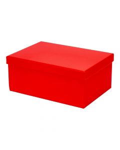 Caja roja rectangular