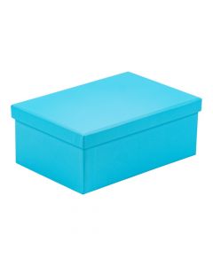 Caja cartón celeste #10