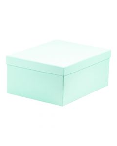 Caja cartón rectangular menta