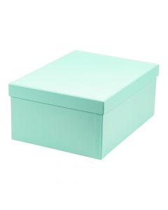 Caja cartón rectangular menta