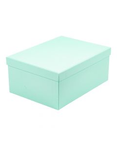 Caja cartón rectangular menta