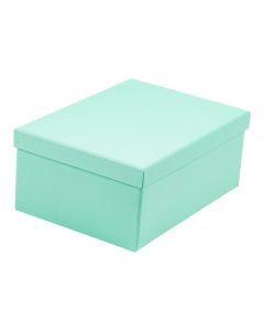 Caja cartón rectangular menta