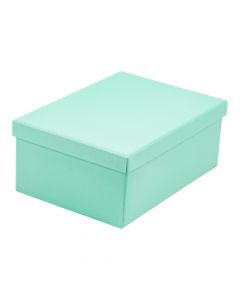 Caja rectangular menta