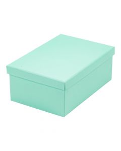Caja cartón rectangular menta
