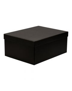 Caja rectangular negra