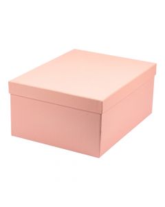 Caja cartón rosada #3