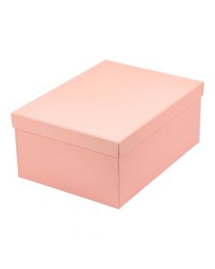 Caja rectangular rosado