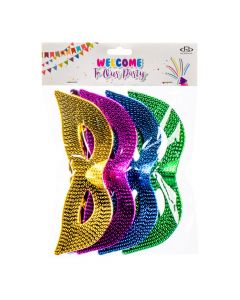 Antifaces plásticos multicolor