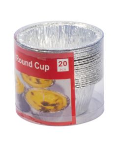 Molde aluminio cupcake 20und