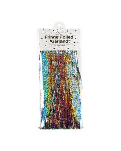 Guirnalda plateado tornasol brillante