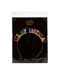 Diadema metálica 16cm multicolor