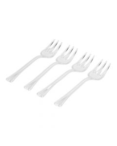Tenedores plástico 10 cm 24 pzas