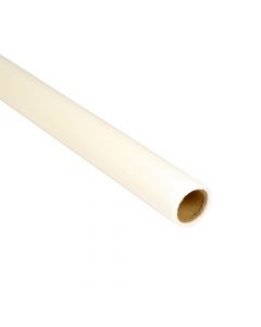 Papel plástico liso para flores 57cm blanco